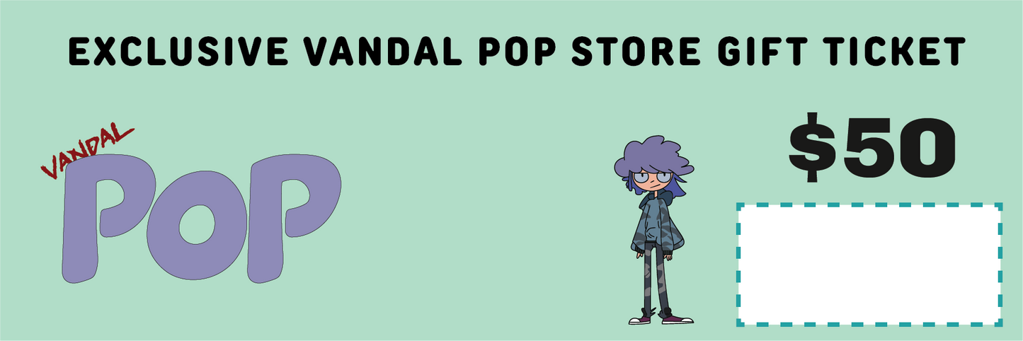 Vandal Pop Ticket Gift Card
