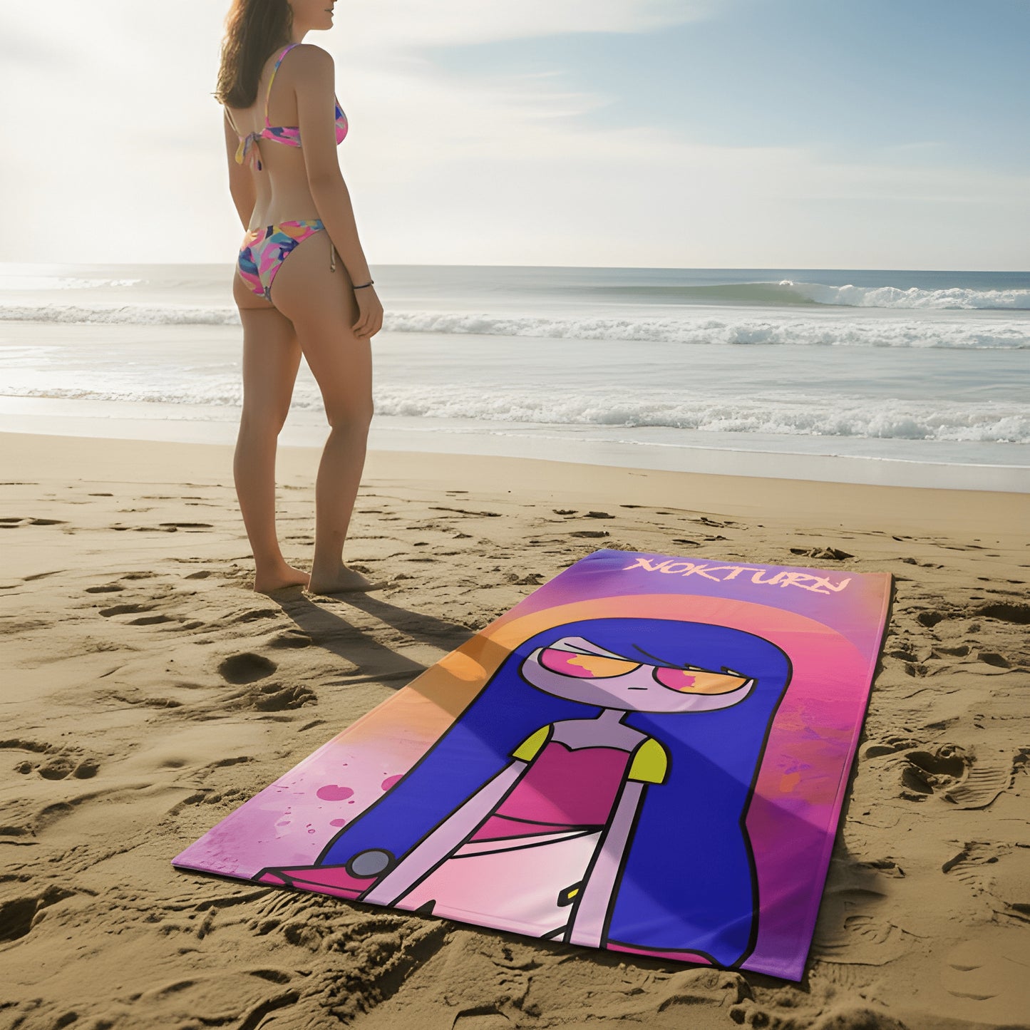 Nokturn Beach Towel