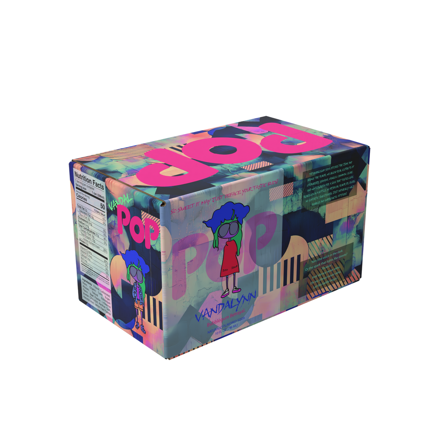 12 Pack Box - Multipack Vandal Pop Soda